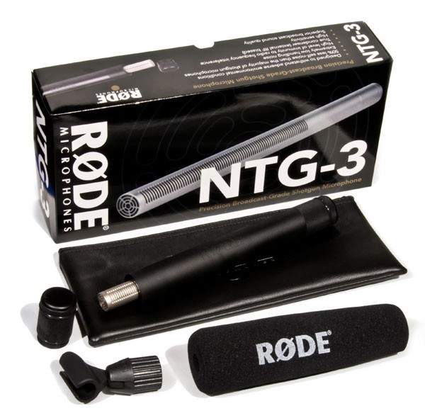 Rode NTG3 : Un micro canon directionnel pour la prise de son à