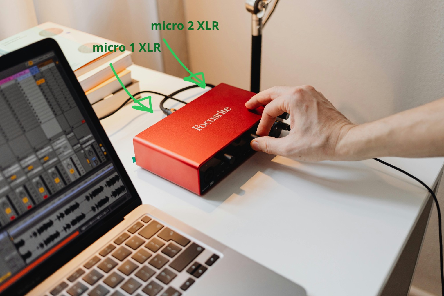 carte son et mixage focusrite